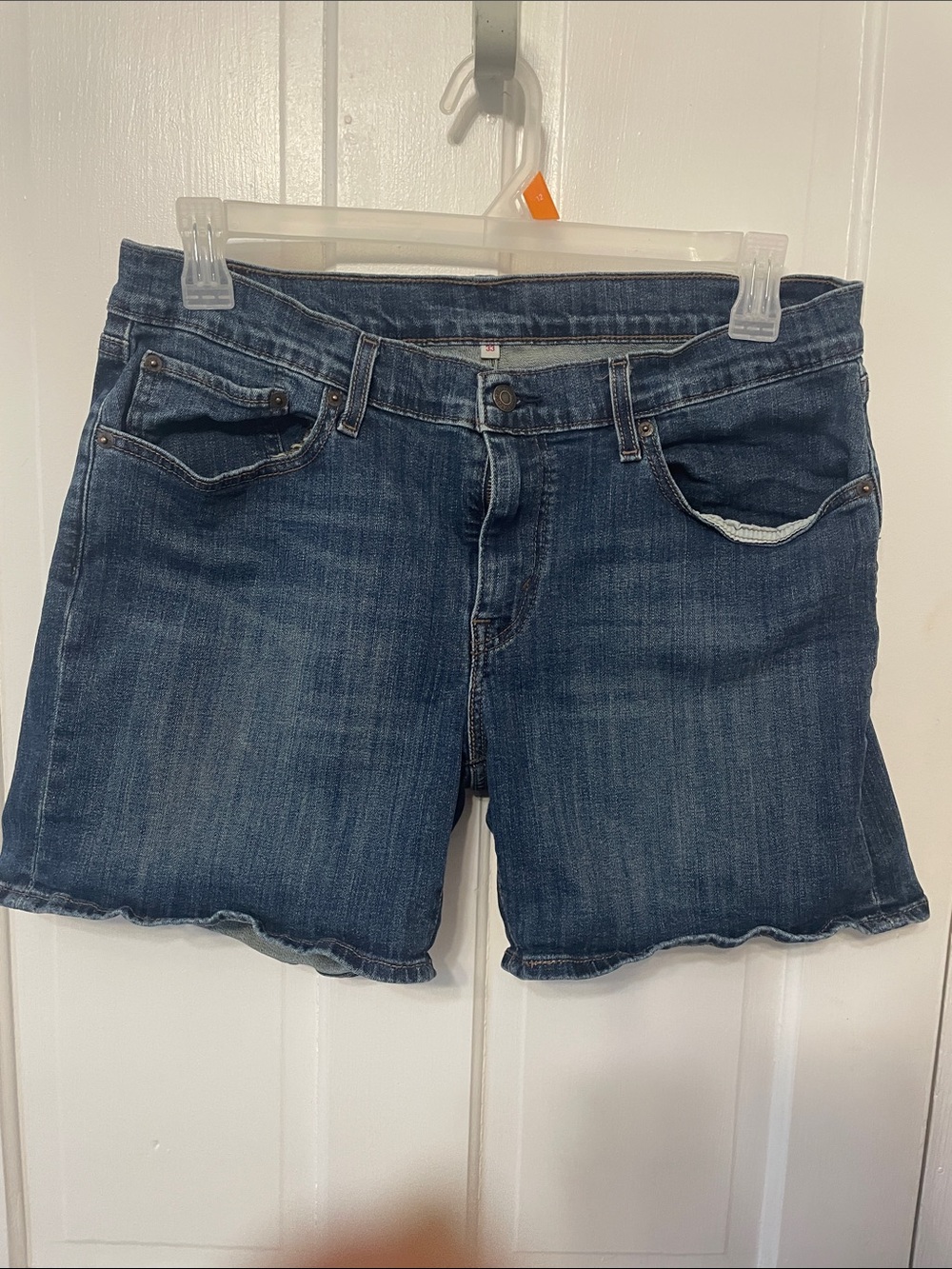 Levi's Dark Blue Denim Shorts